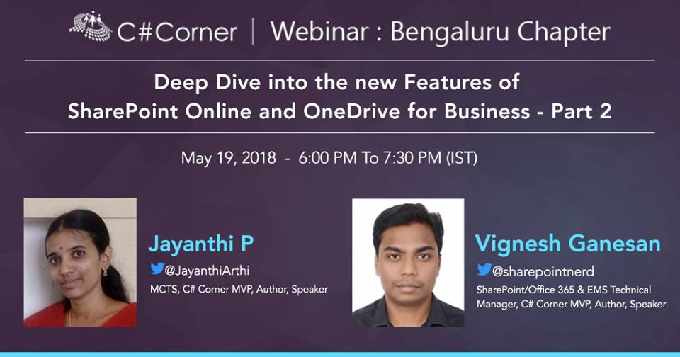 Webinar on the new features of SharePoint Online and OneDrive for ...