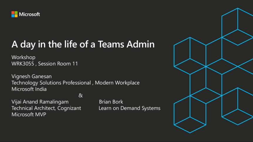 Teams Admin workshop